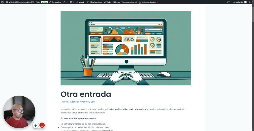 Estructura de Contenidos Como organizar un articulo para mejorar el SEO