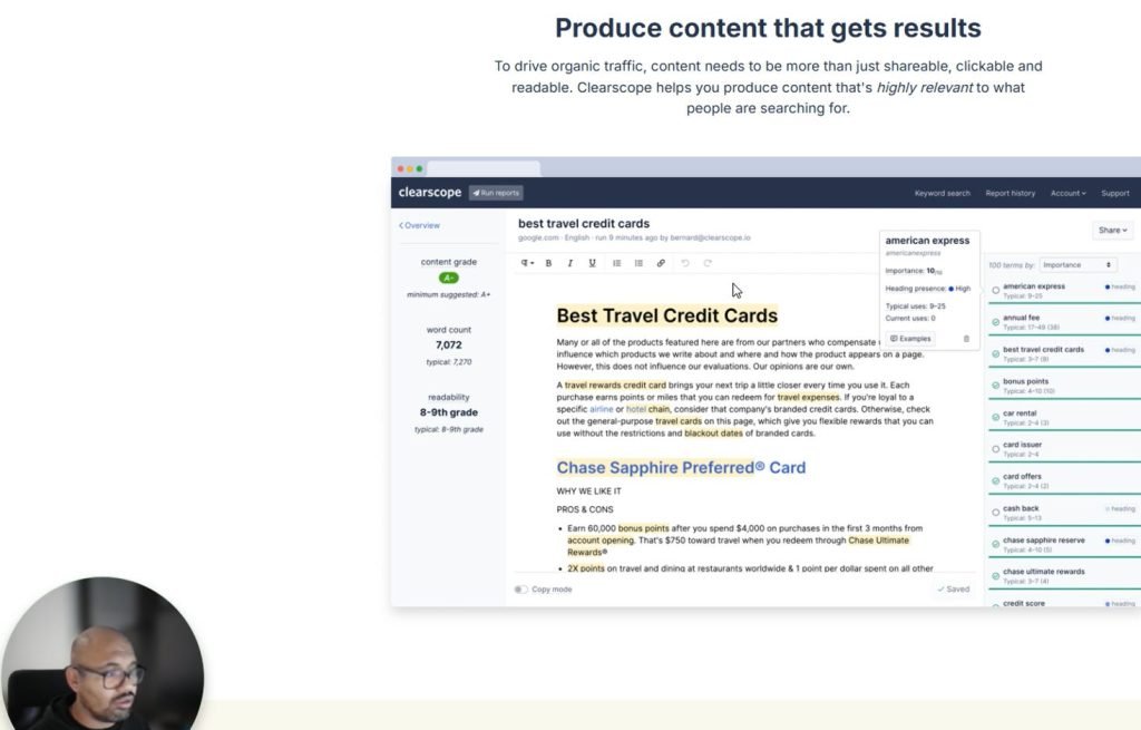 Optimizacion de contenidos con ClearScope Optimizacion de contenidos con ClearScope