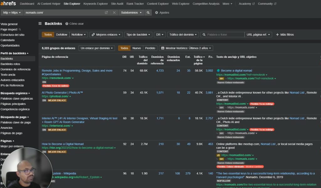 Usar Ahrefs para analizar los backlinks de la competencia Usar Ahrefs para analizar los backlinks de la competencia