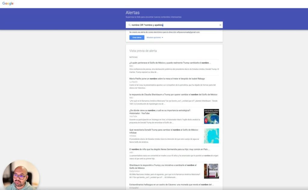 Como Monitorear la Reputacion Online con Google Alerts