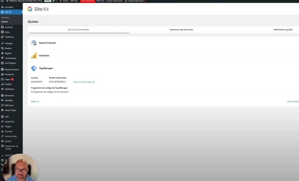 Configuracion de Google Tag Manager en WordPress Configuracion de Google Tag Manager en WordPress